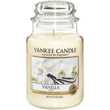 Yankee Candle Large Jar Vanilla Świeczka 623g